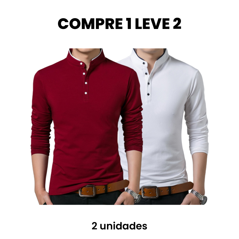CAMISA MASCULINA MILENIUM (COMPRE 1 LEVE 2)