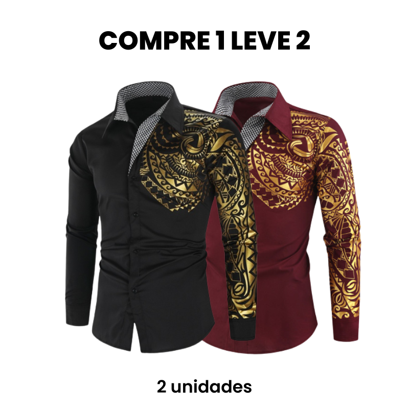 CAMISA MASCULINA SOCIAL CLARINO
