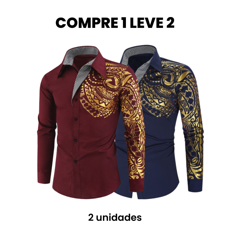 CAMISA MASCULINA SOCIAL CLARINO