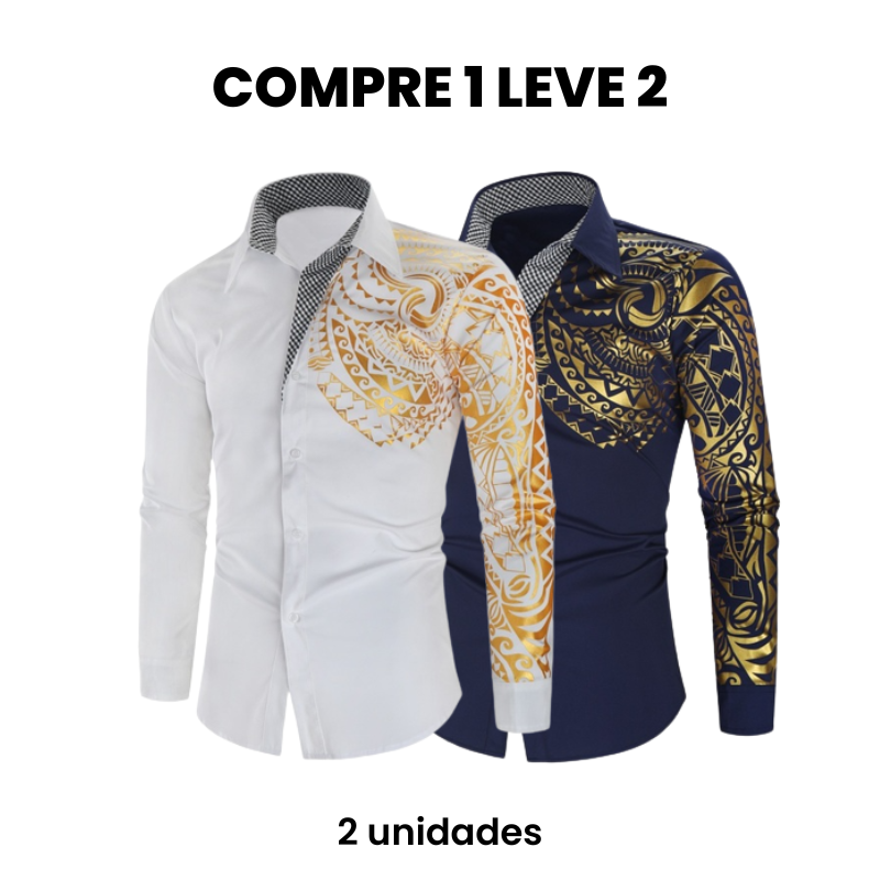 CAMISA MASCULINA SOCIAL CLARINO