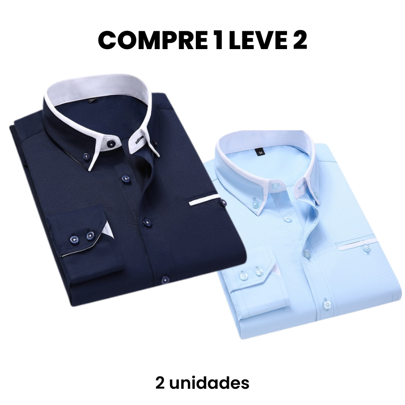 CAMISA SOCIAL MASCULINA CARINO