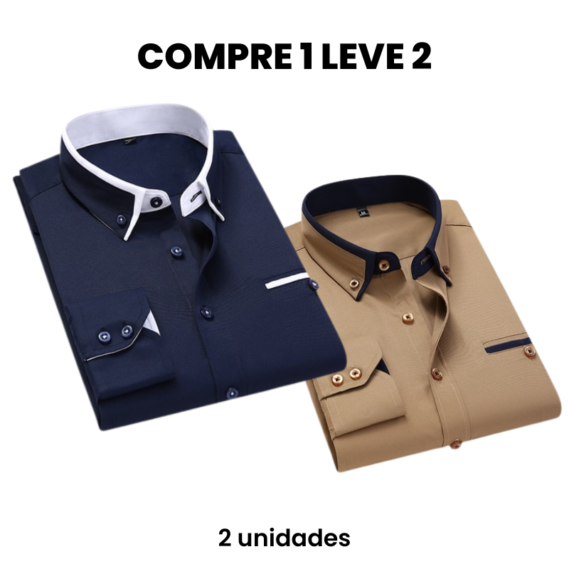 CAMISA SOCIAL MASCULINA CARINO