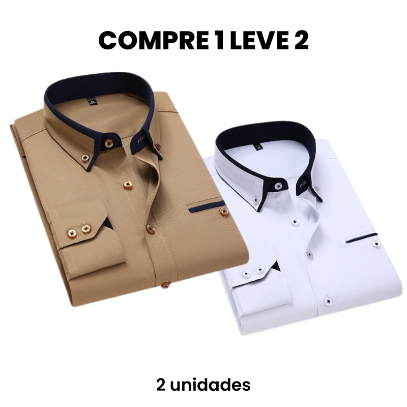 CAMISA SOCIAL MASCULINA CARINO