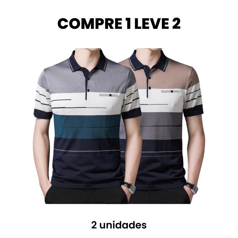 CAMISA MASCULINA POLO COAT (COMPRE 1 LEVE 2)