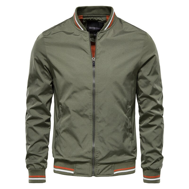 JAQUETA MASCULINA CASUAL BEISEBOL