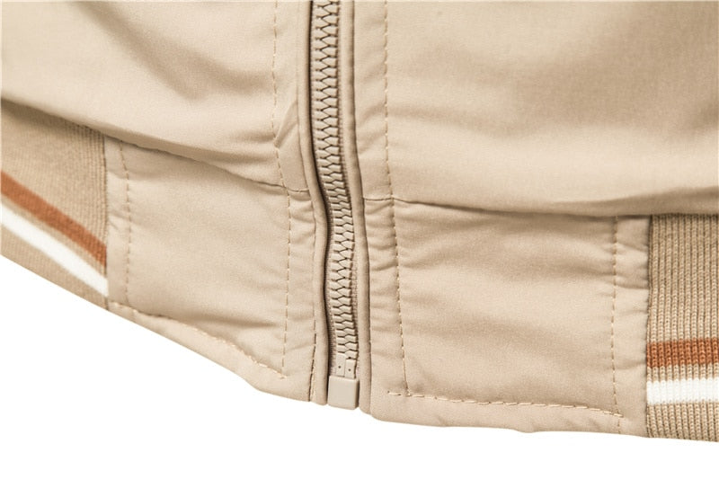 JAQUETA MASCULINA CASUAL BEISEBOL