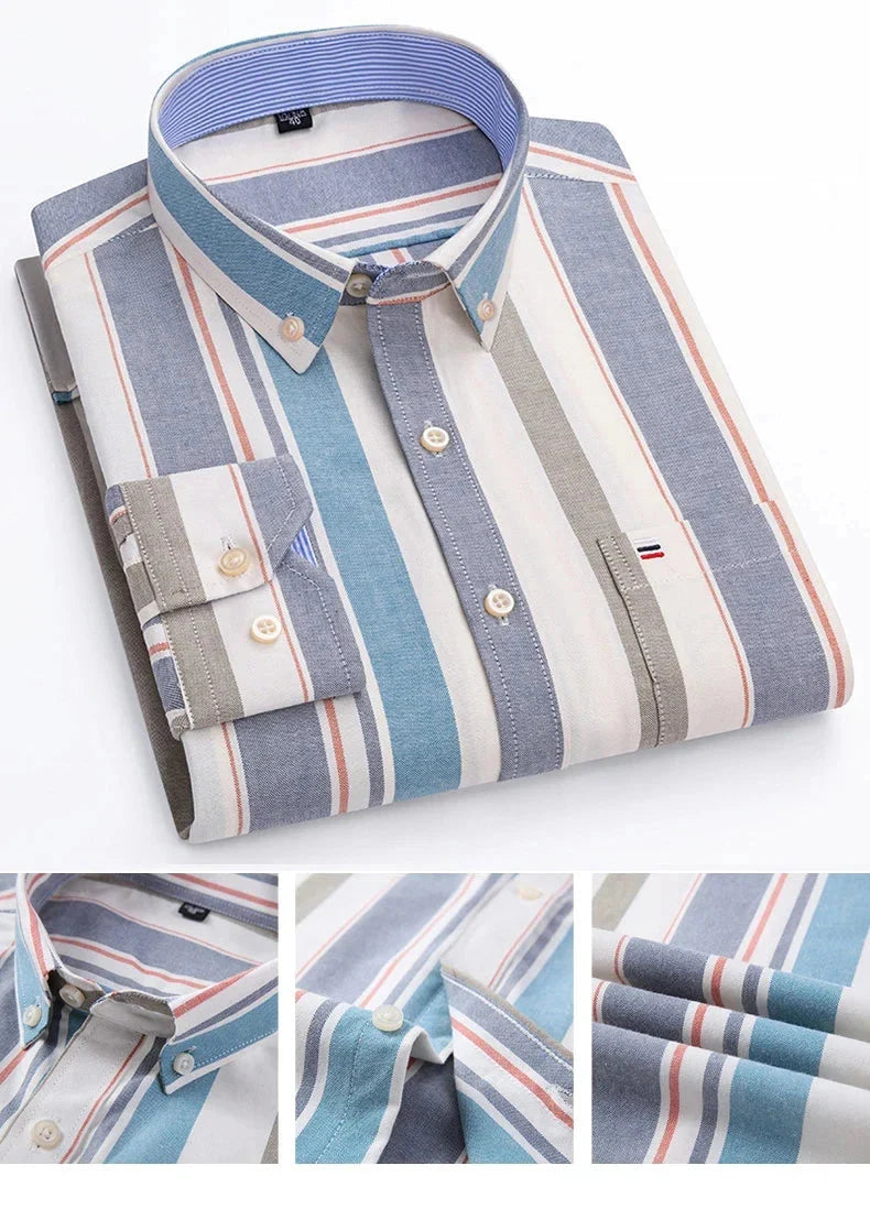 CAMISA MASCULINA LISTRADA