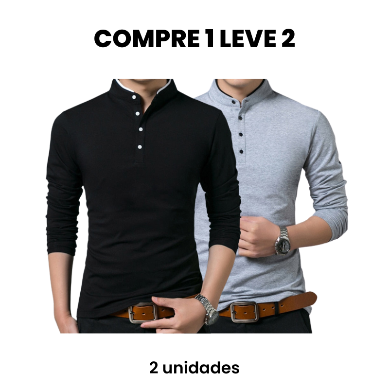 CAMISA MASCULINA MILENIUM (COMPRE 1 LEVE 2)