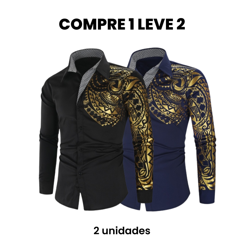 CAMISA MASCULINA SOCIAL CLARINO