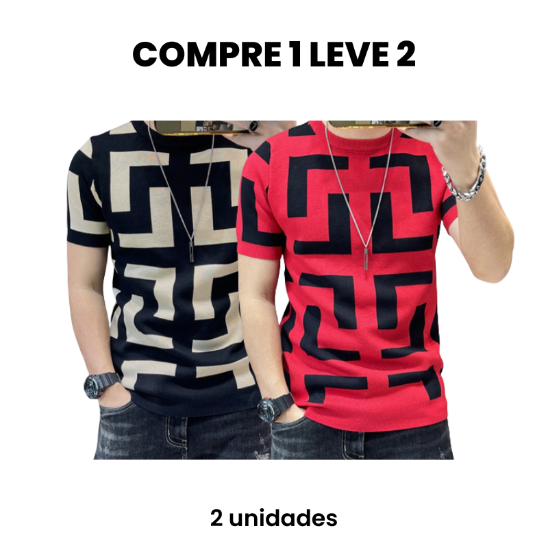 CAMISETA MASCULINA LIFESTYLE (COMPRE 1 LEVE 2)