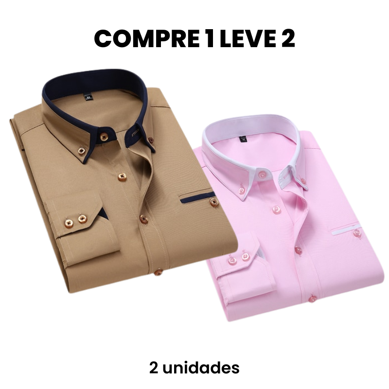 CAMISA SOCIAL MASCULINA CARINO