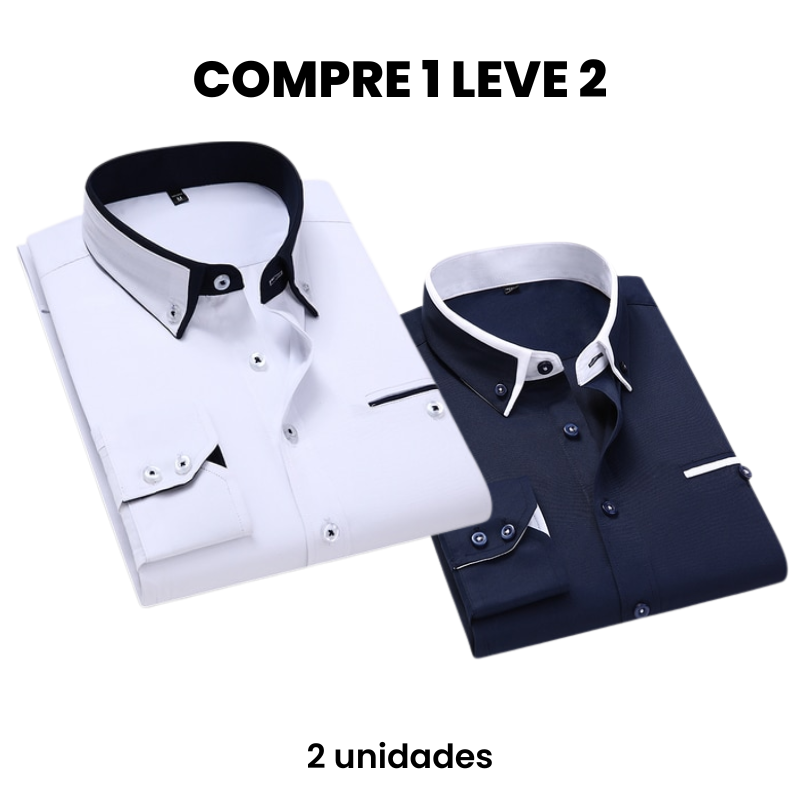 CAMISA SOCIAL MASCULINA CARINO