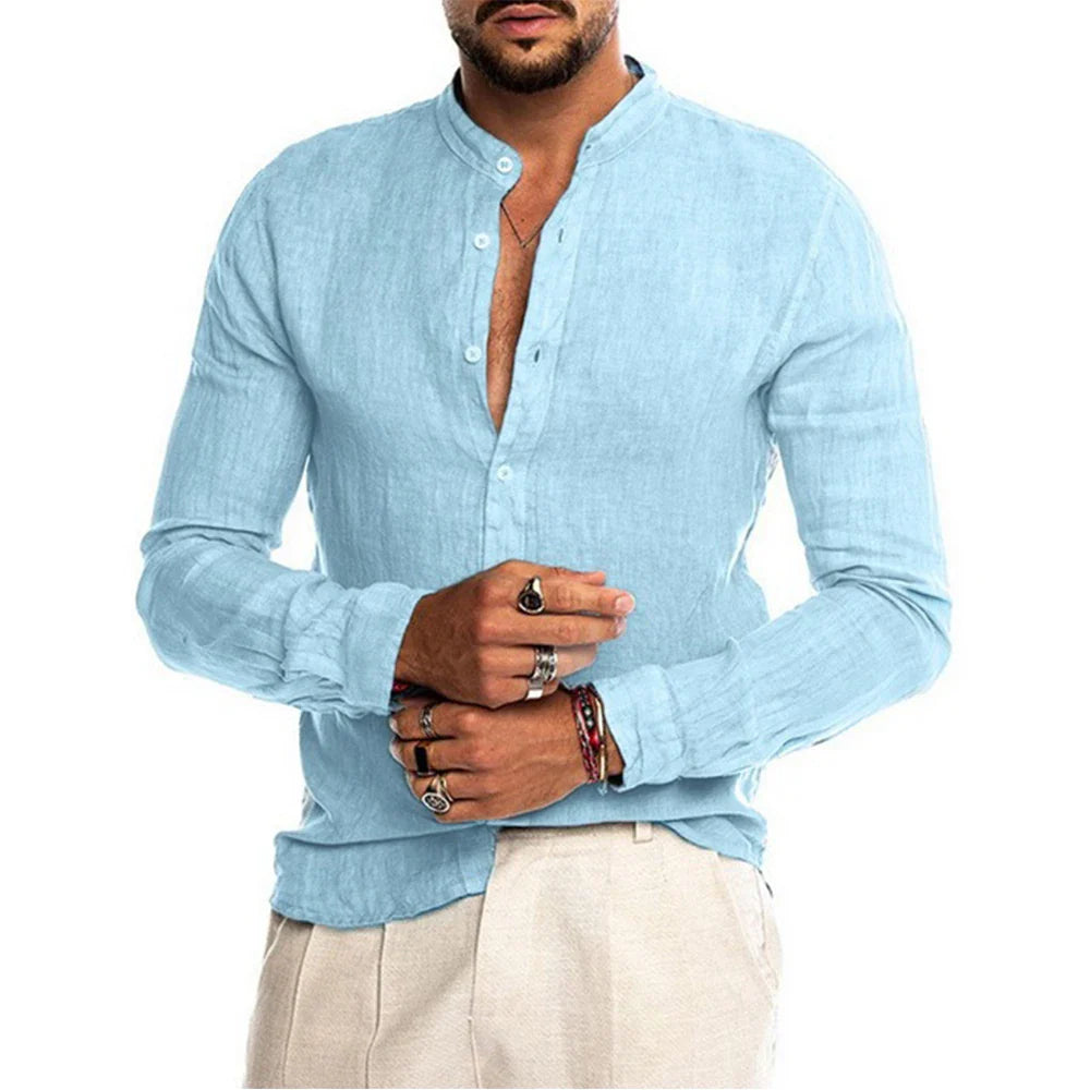 SANDESKI™ | Camisa de Lino