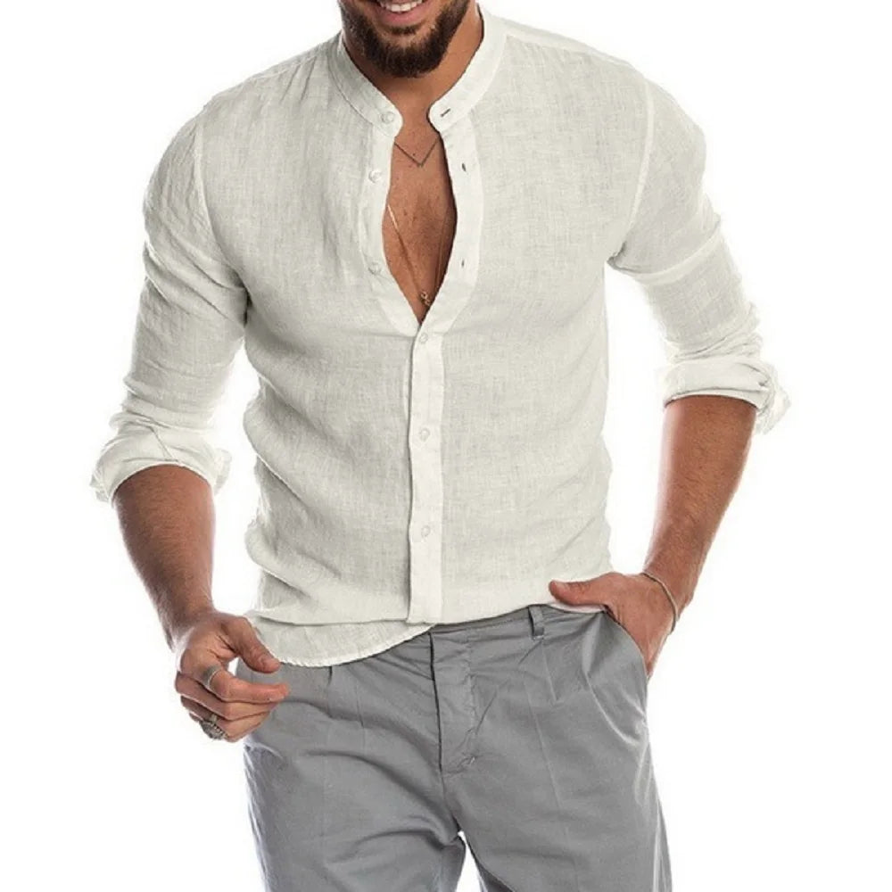 SANDESKI™ | Camisa de Lino
