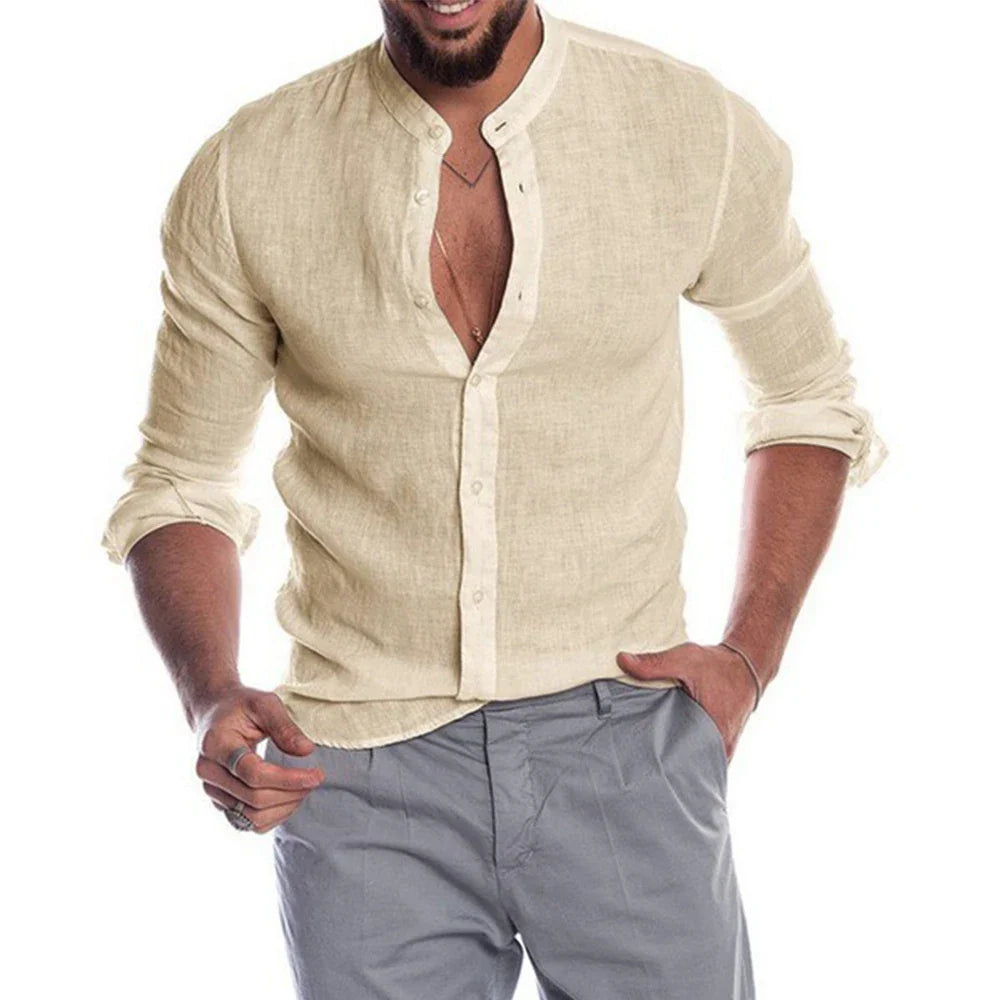 SANDESKI™ | Camisa de Lino