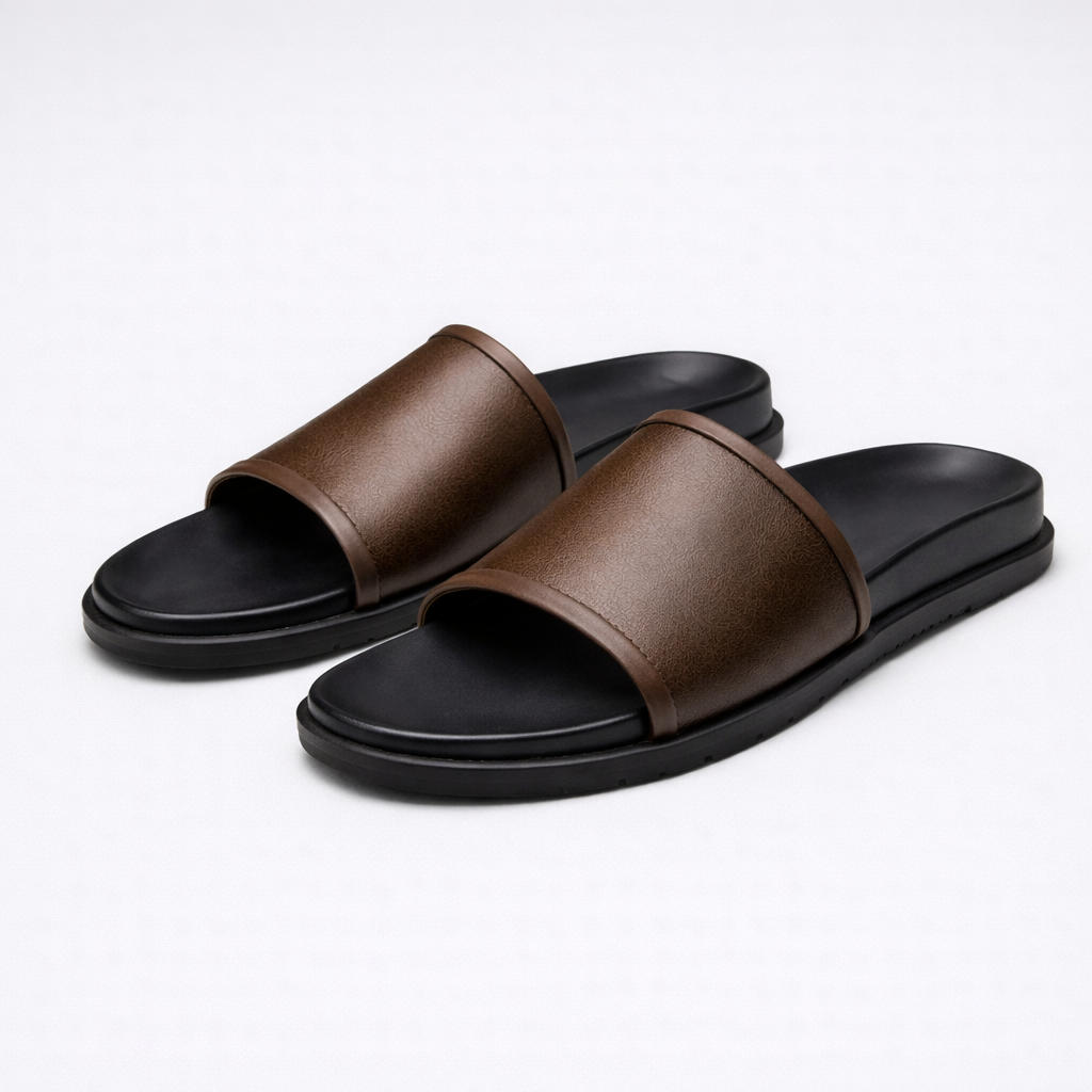 Slide em Couro Samicce Malibu