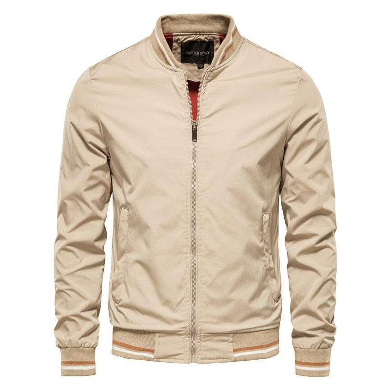 JAQUETA MASCULINA CASUAL BEISEBOL