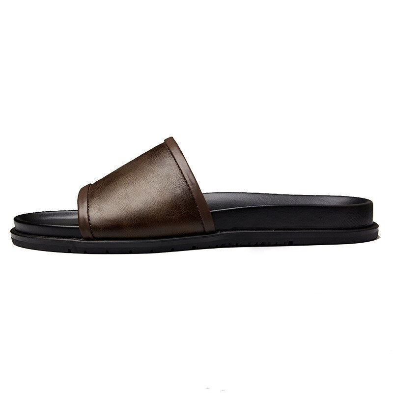 Slide em Couro Samicce Malibu